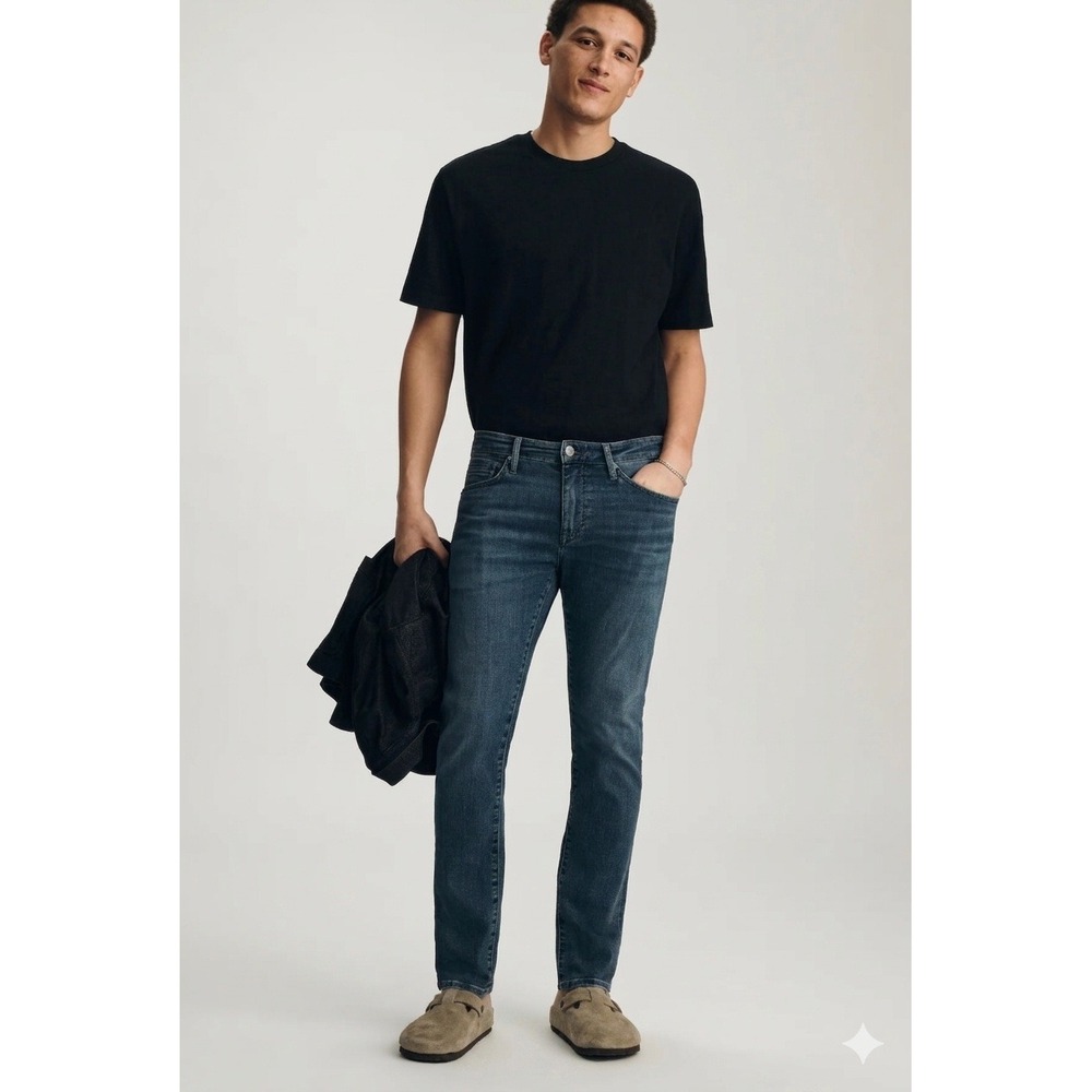 Mavi Jake Slim Leg Mens Jeans‎ Preppy Casual Size 30 Dark Wash Stretch Denim